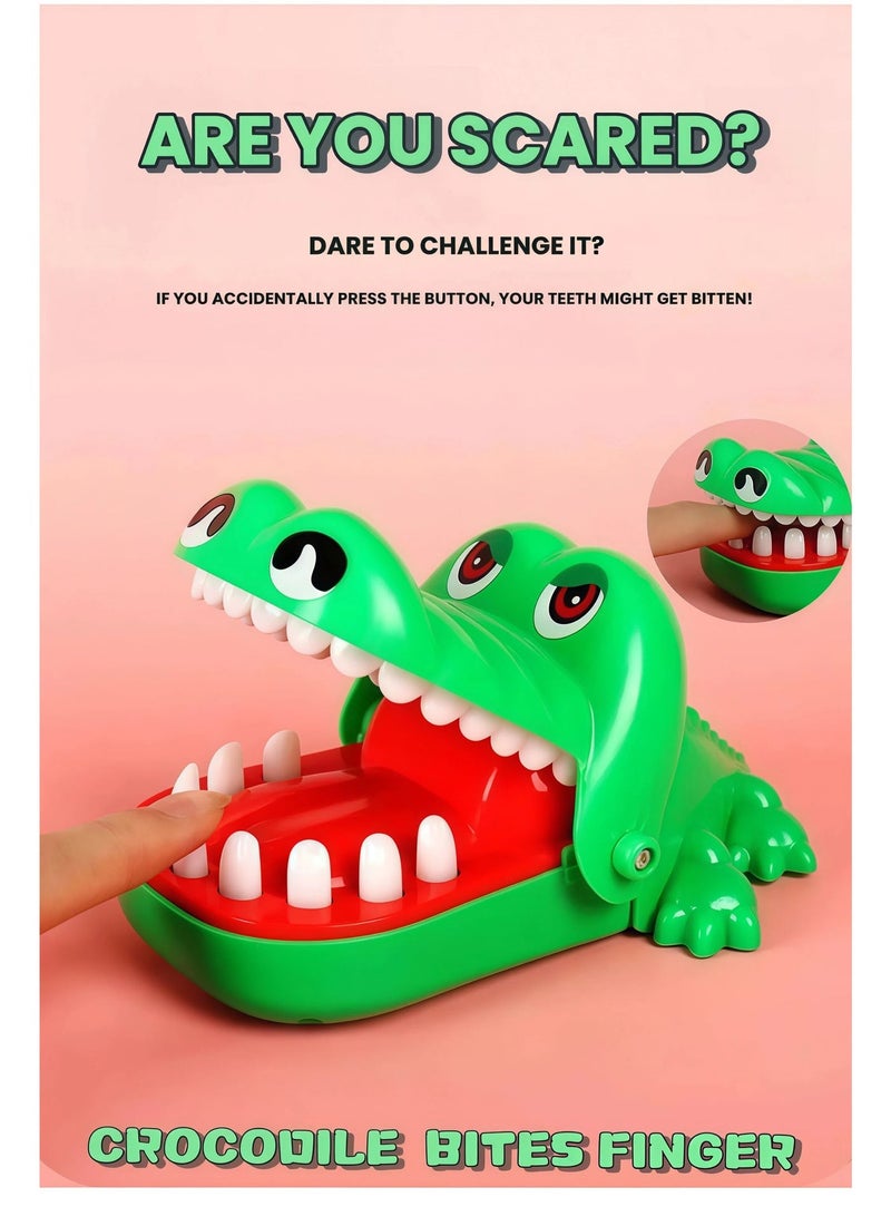 EASY FUTURE Crocodile Teeth Toys Game for Kids Family Entertainment Game Crocodile Biting Finger Games Funny Toys Dentist Practical Joke Toys for Party Gift Tabletop Board Game NO.2101 - Image 5